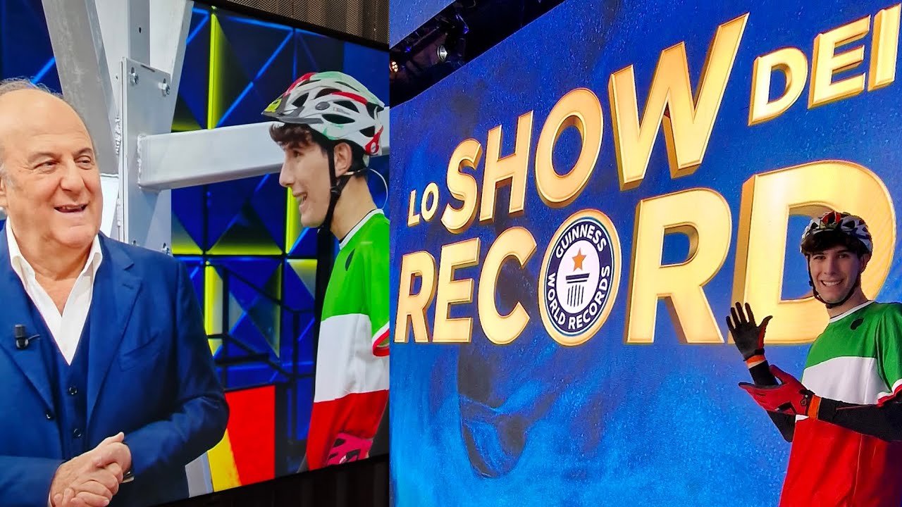 Record del Mondo in Tv con Gerry Scotti! 😲📺
