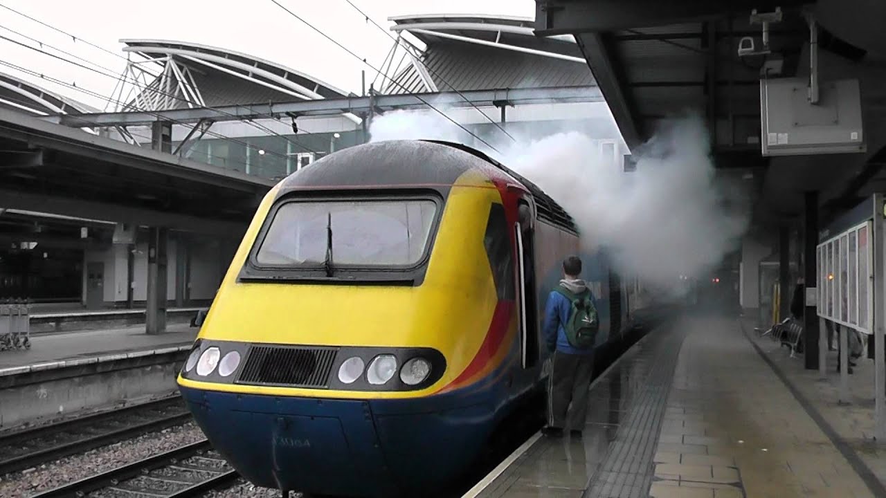 VP185 HST Cold Start Mega Clag in Leeds Station