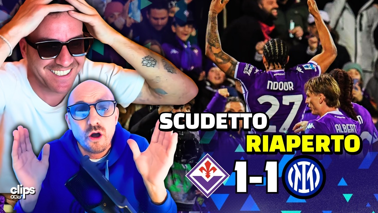 FIORENTINA - INTER 1-1 | UNA GRANDE FIORENTINA DISTRUGGE UNA BRUTTISSIMA INTER! BERGOMI ABBANDONA!