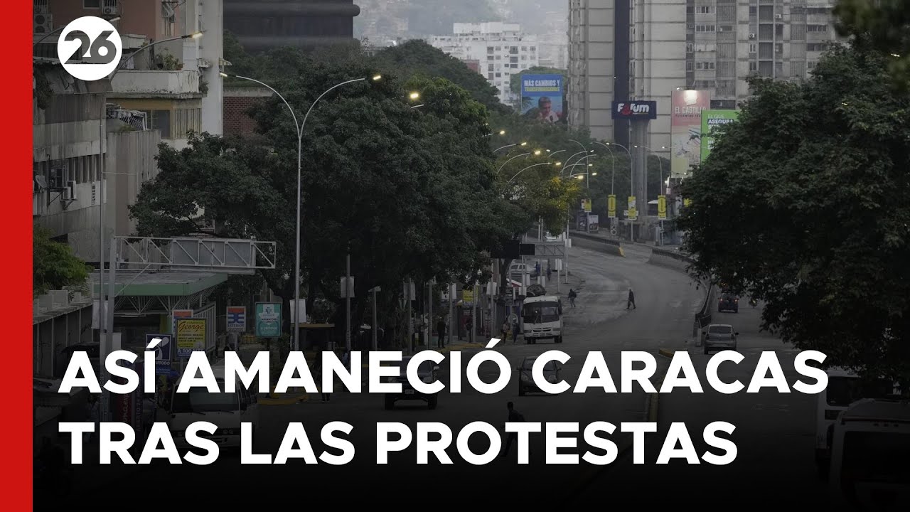 VENEZUELA | Así amaneció Caracas luego de las protestas