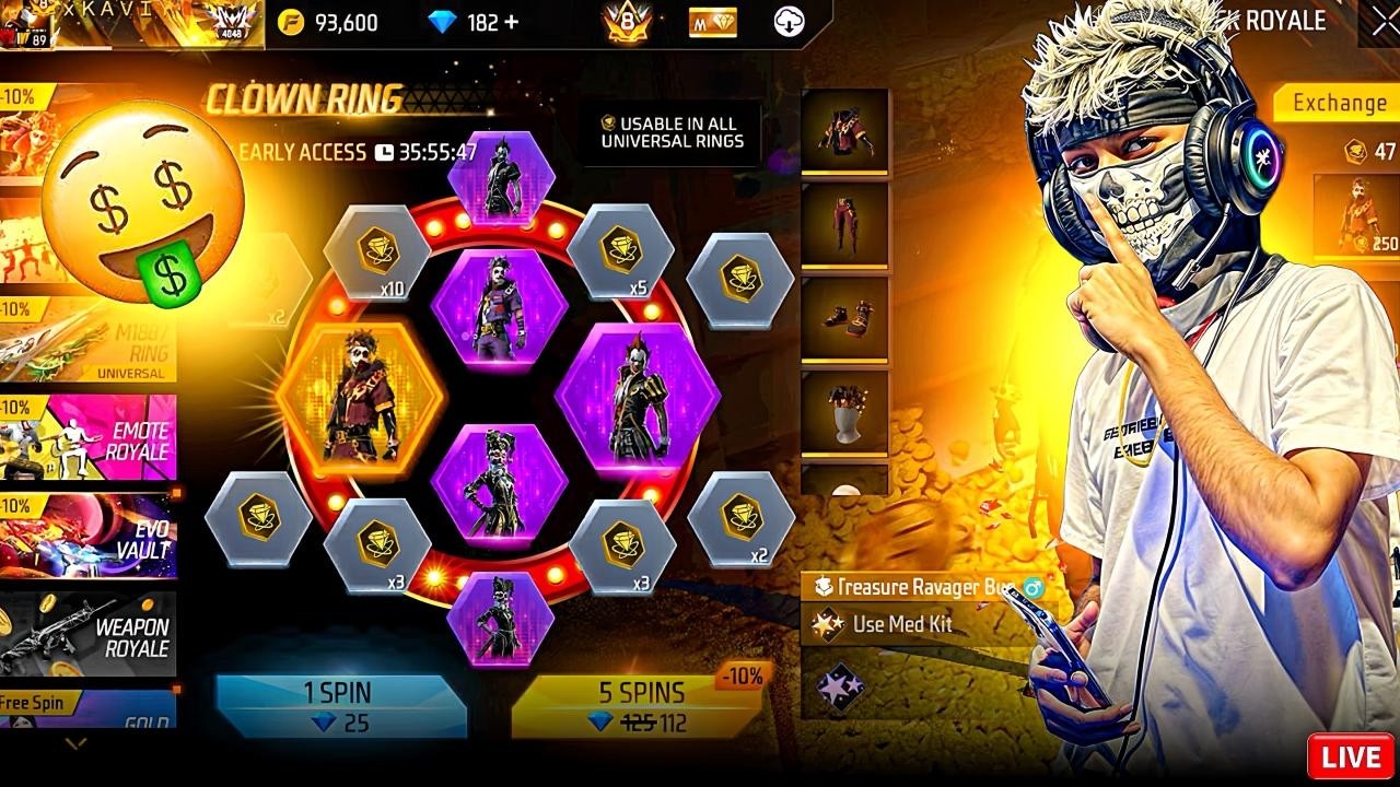 🔴අද කොල්ලෙක්ට Jocker අරන් දෙමු..🔥🤡 || Gaming Kaviya Live💎✅ #freefire  #freefirelive