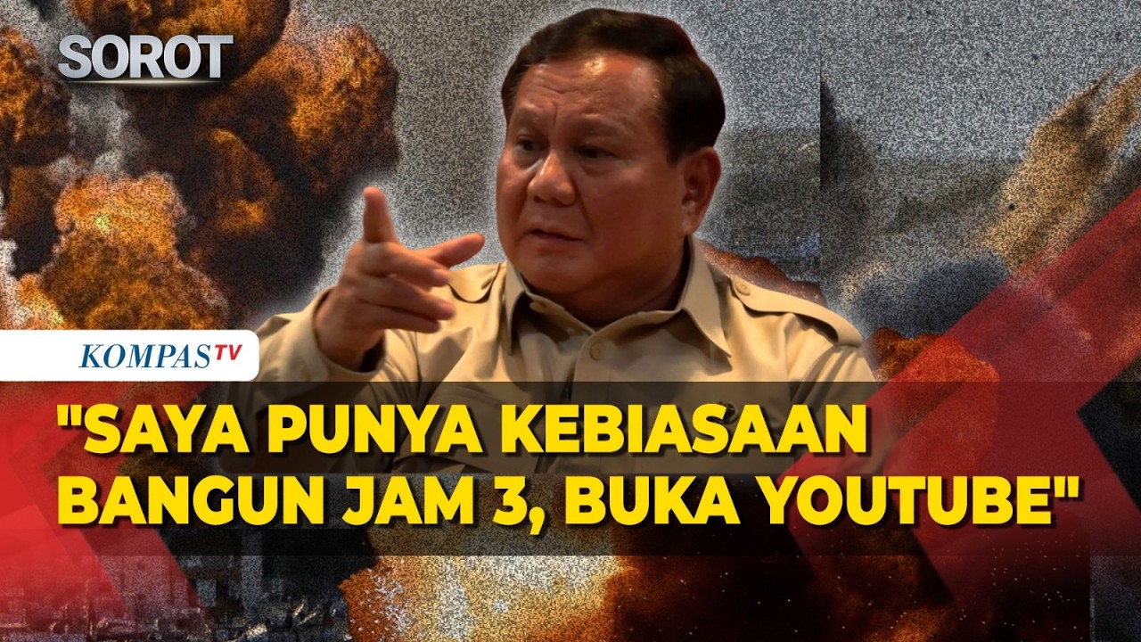 Prabowo Cerita Kebiasaannya Bangun Dini Hari Pantau Isu Global