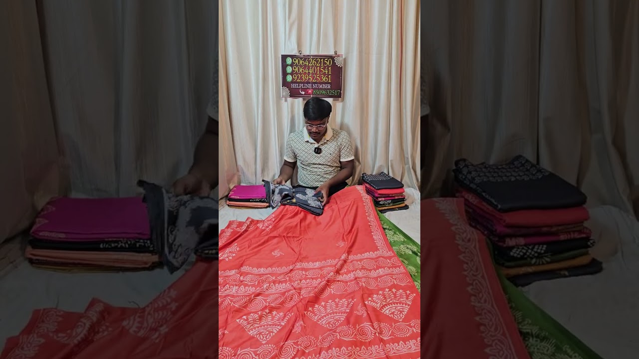 এই মুহূর্তের বেস্ট কালেকশন 💥🤗| Block Print Katan Refleca | Silk BHES |