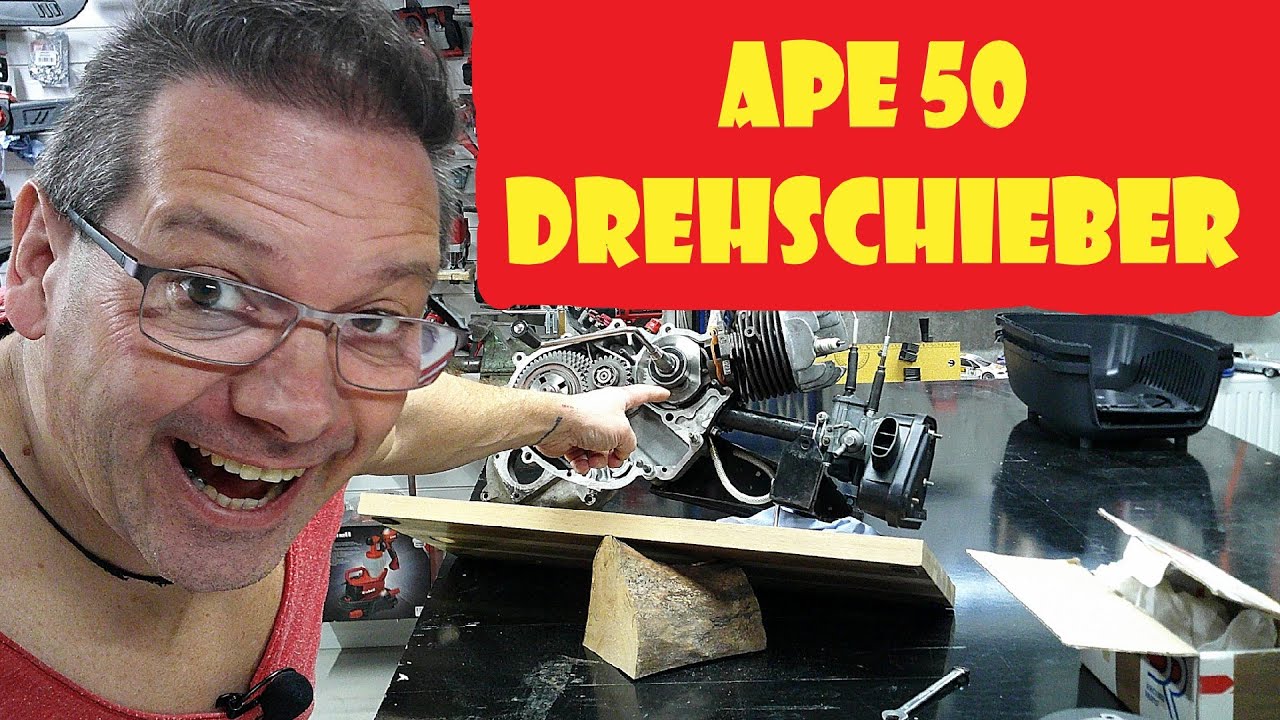 Piaggio Ape 50 Drehschieber #apeharry @ApeHarry