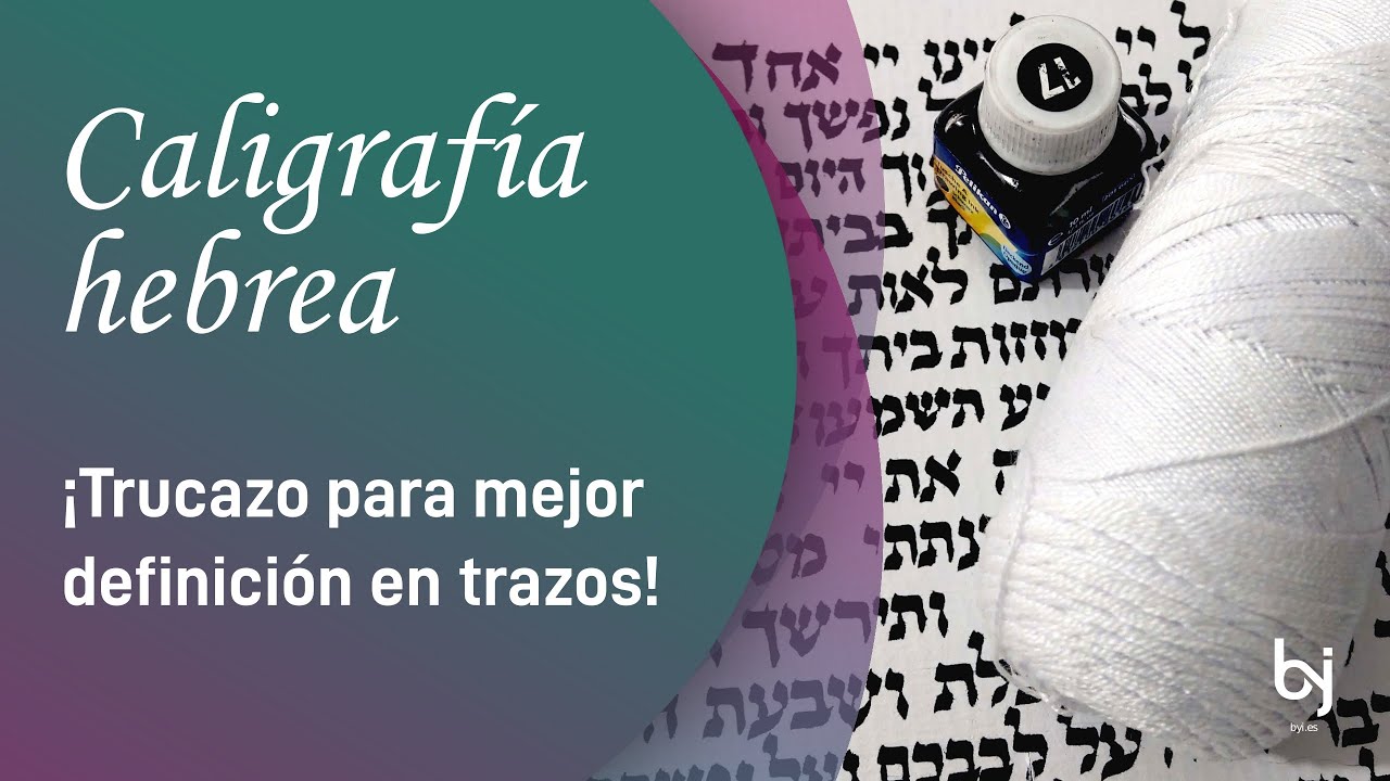 Truco para mejorar la calidad de la escritura con pluma de bambú y tinta