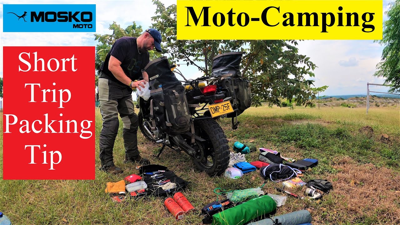 Сумки Mosko — как упаковать вещи для мотокемпинга — BMW 750GS
