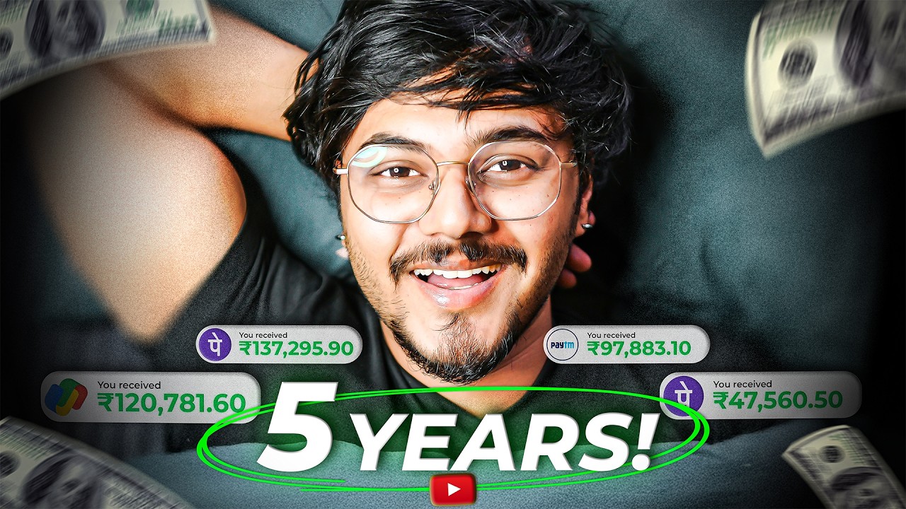 My Total YouTube Sponsorship Income (5 Years) | Proof के Sath! ⚡️