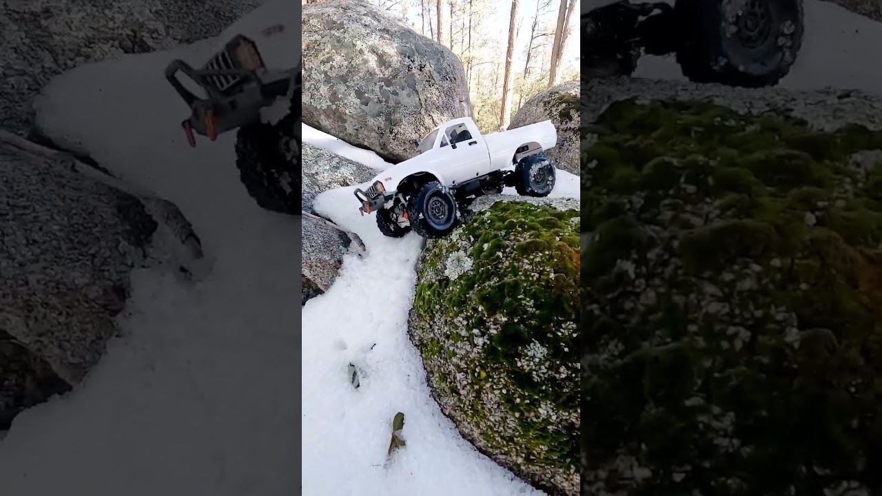 WPL C24 Drop In! #Shorts #WPL #RunThatRC #Rctrucks #Snow