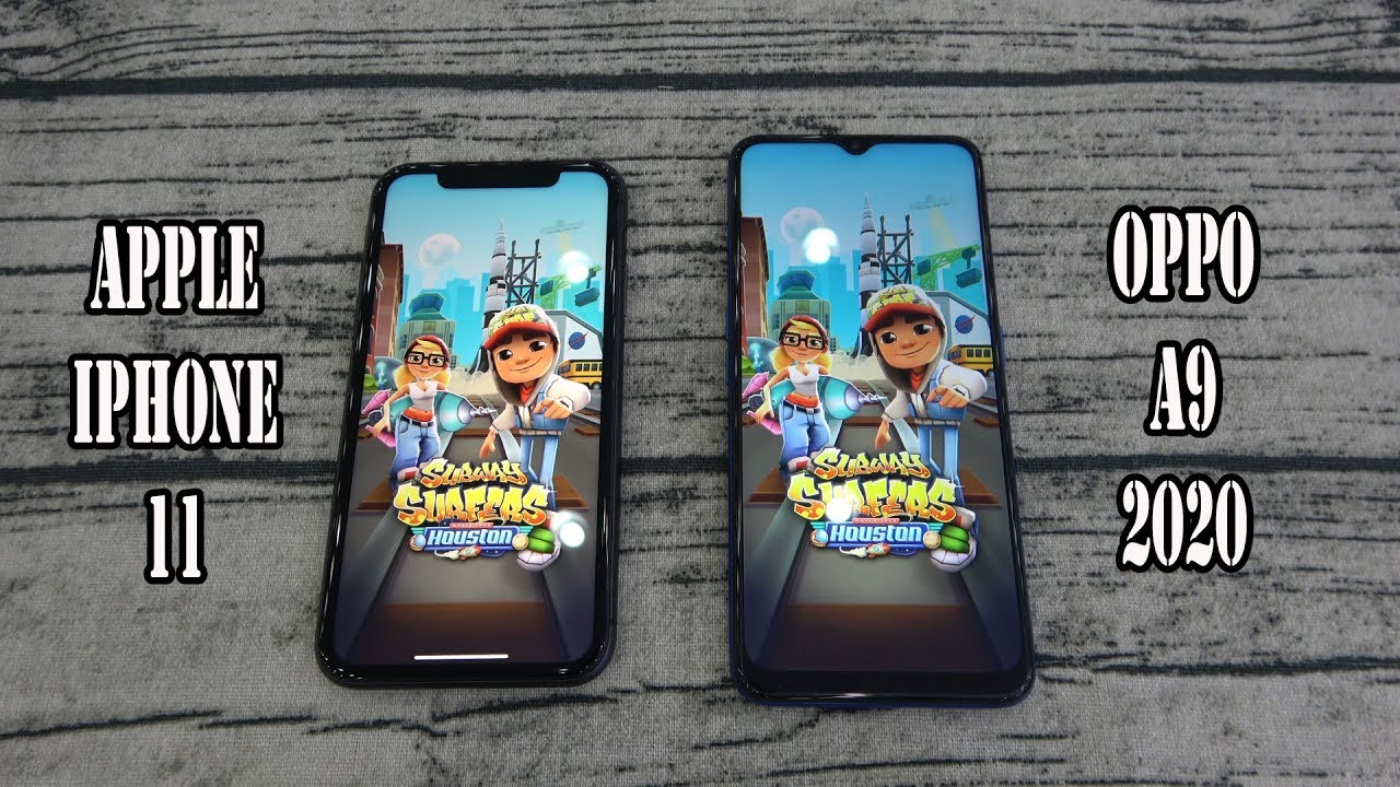 Apple iPhone 11 vs Oppo A9 (2020) | SpeedTest and Camera comparison