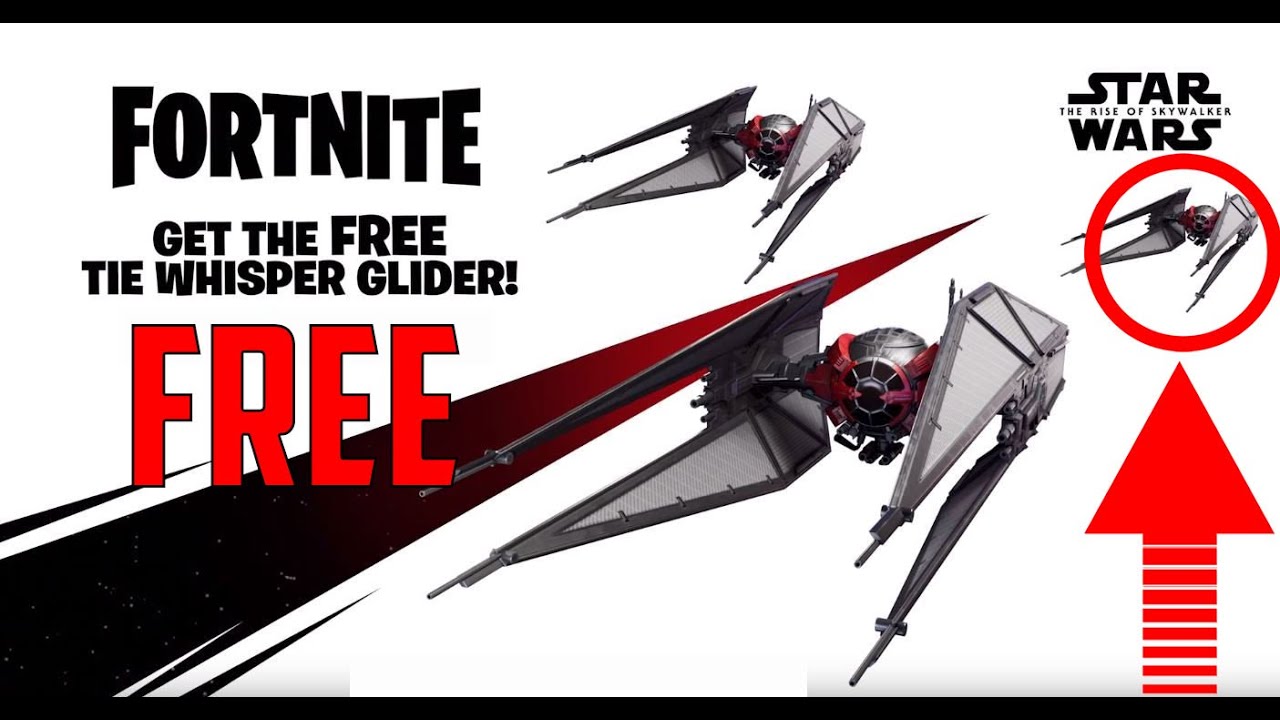 Fortnite FREE Glider Chapter 2 - Tie Whisper Glider!