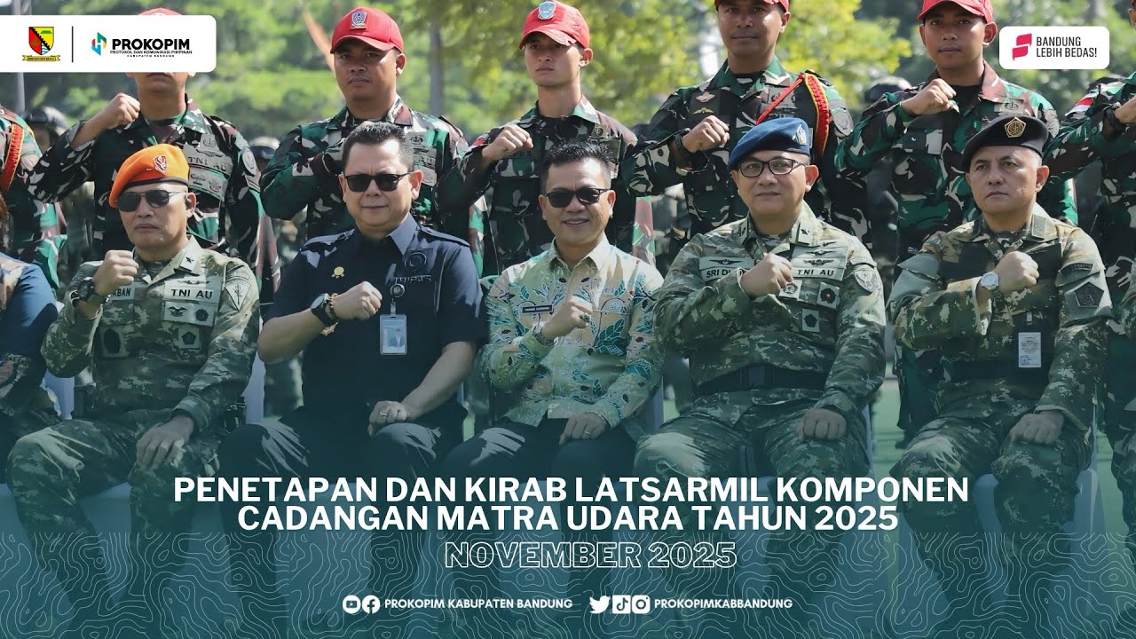 Penetapan dan KIRAB Latsarmil Komponen Cadangan Matra Udara Tahun 2025