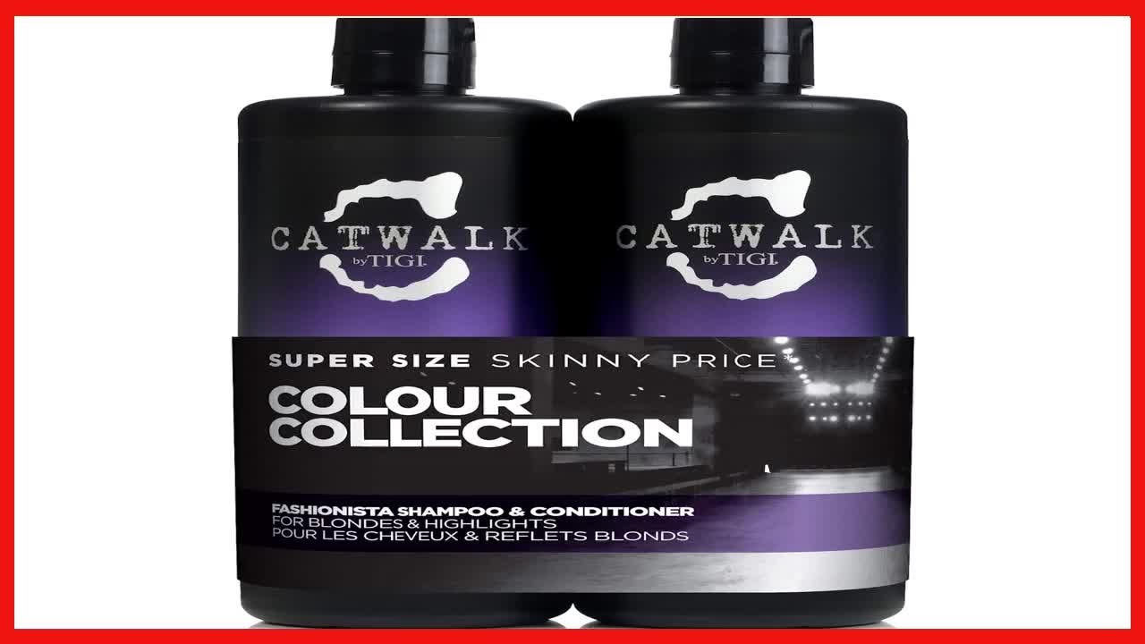 Great product -  Tigi Catwalk By Tigi Fashionista Violet Shampoo + Conditioner Tween Duo Pack, 25.36