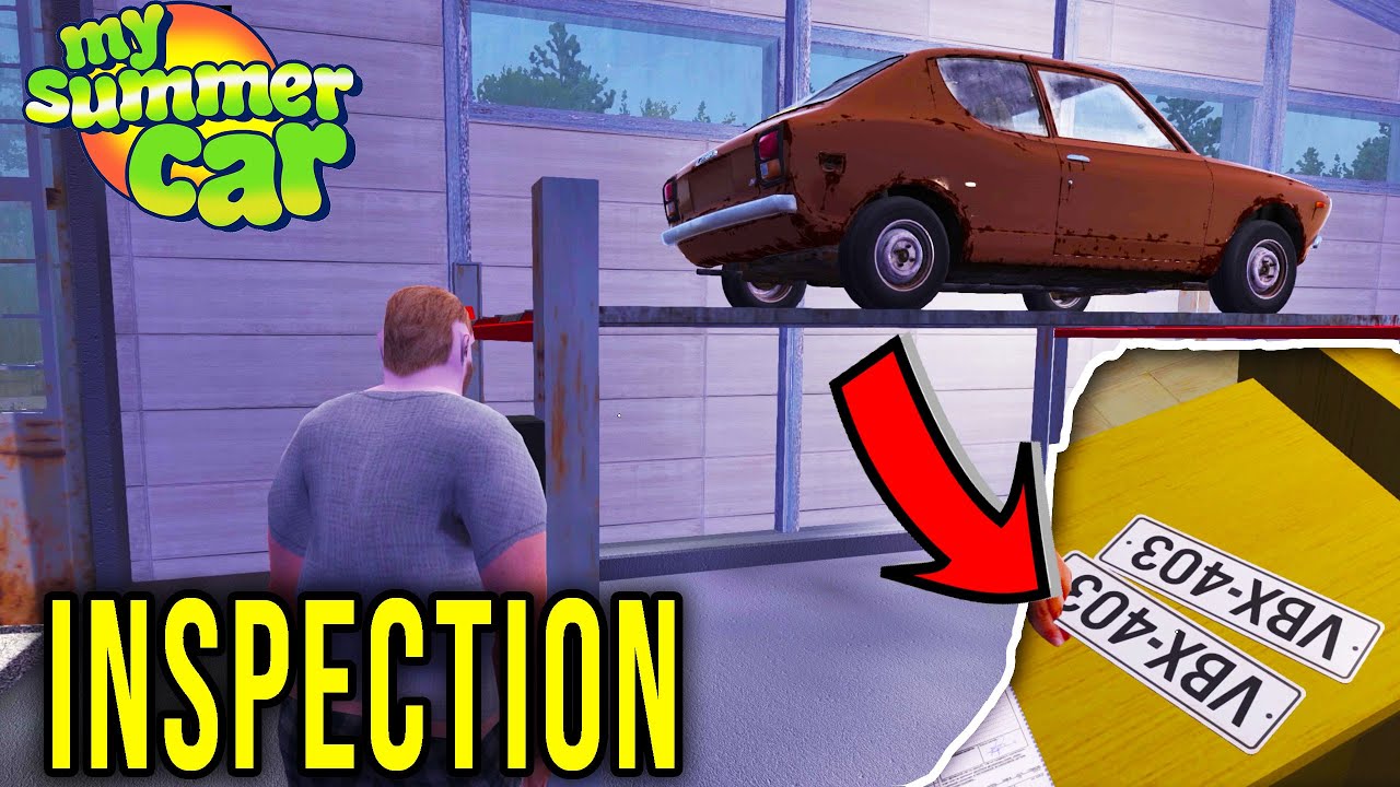 CAR INSPECTION - HOW TO PASS IT QUICKLY - My Summer Car Story [S4] #169 | Radex