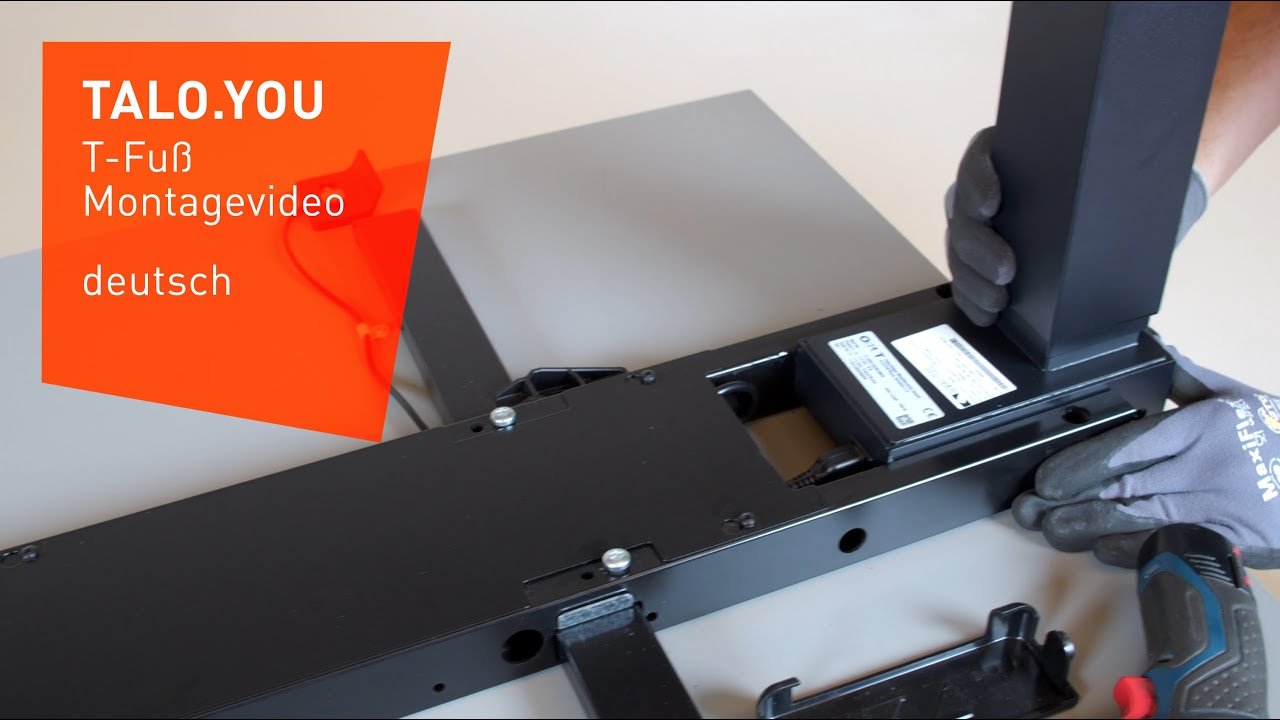 Montagevideo für das Tischsystem TALO.YOU T-Fuß