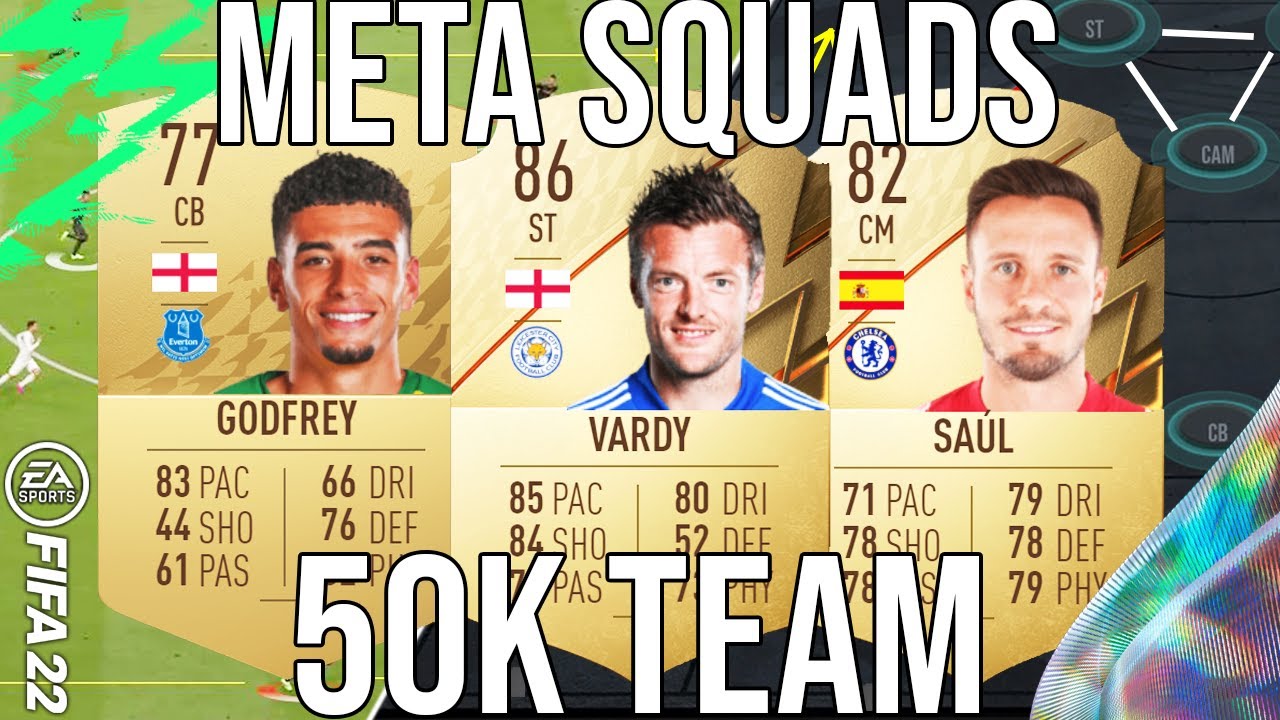 FIFA 22 - Best META 50k Premier League Starter Squads [With TACTICS & INSTRUCTIONS]