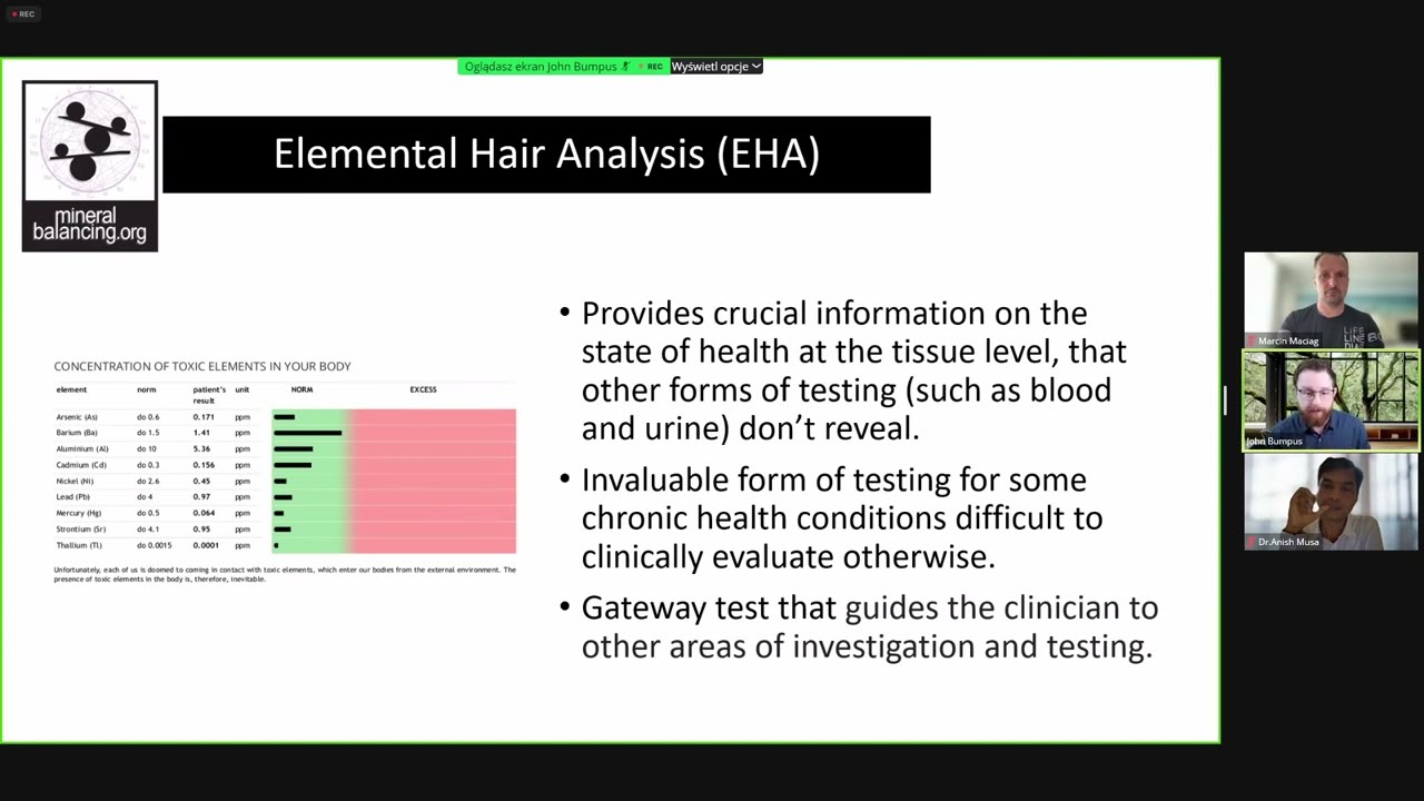 Hair Tissue Mineral Analysis - Nutrient and Toxic Element Testing