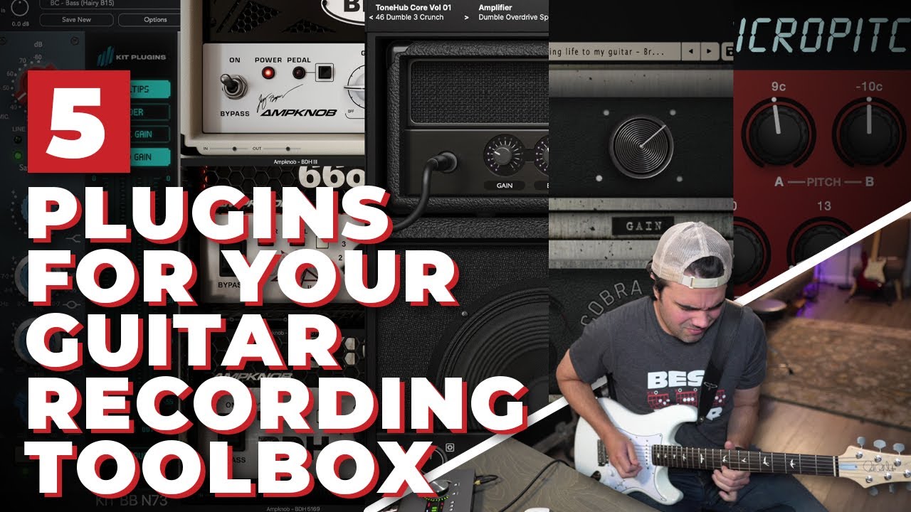 5 Guitar Plugins for Your Recording DAW Studio