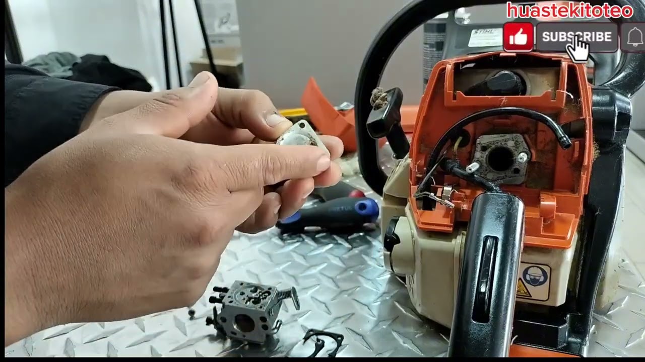 Que hacer cuando una motosierra pierde potencia o se apaga por ejemplo la MS 250 Stihl 