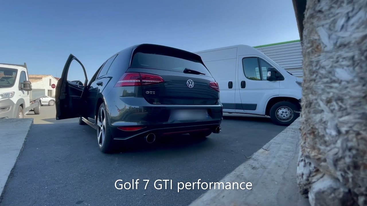 Suppression silencieux arrière Golf 7 GTI Performance