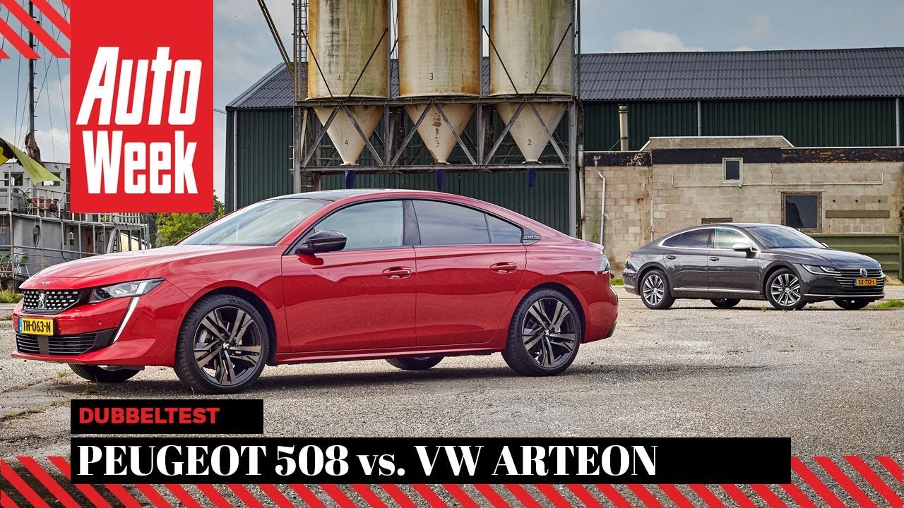 Peugeot 508 vs. Volkswagen Arteon - AutoWeek Dubbeltest - English subtitles