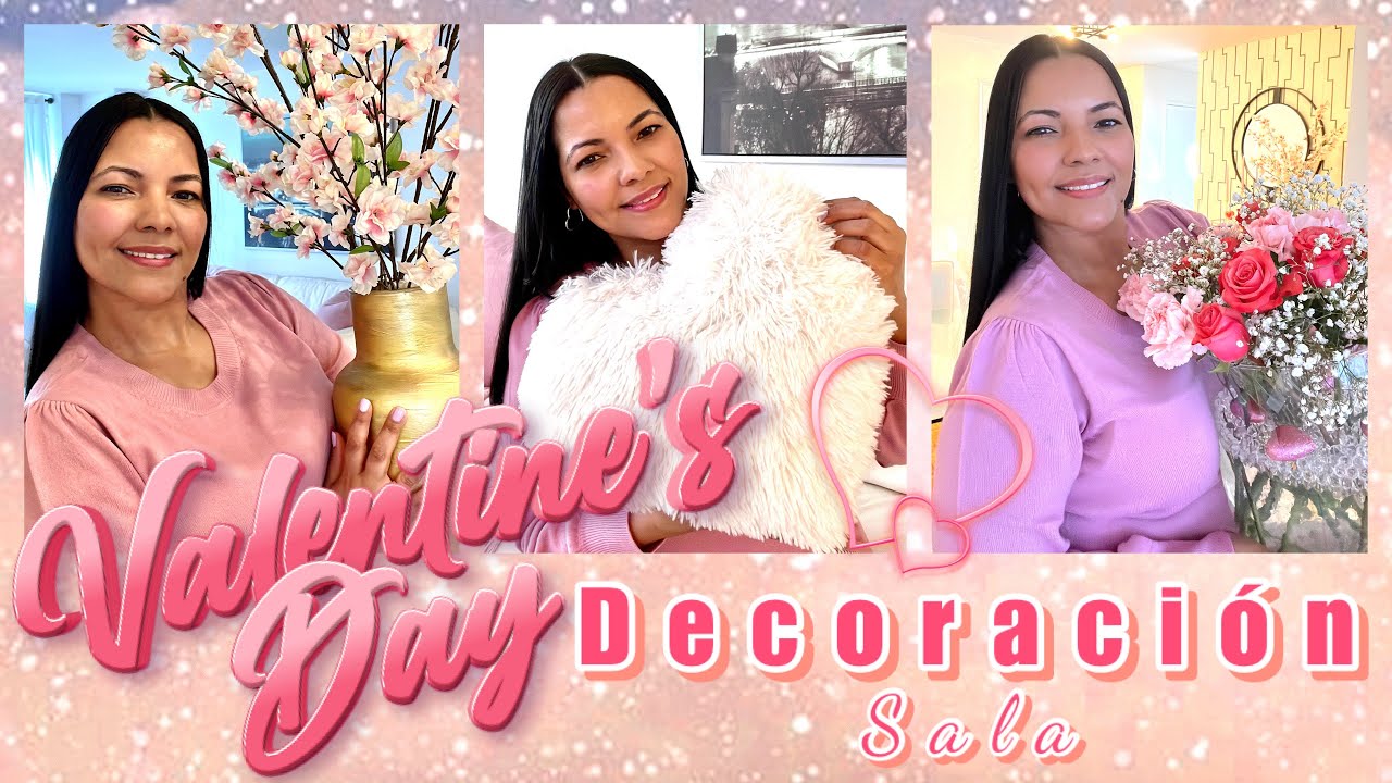 DECORA CONMIGO LA SALA PARA SAN VALENTÍN 2023♥️IDEAS ECONÓMICAS #valentinesday #decor #HIRALDOHOME
