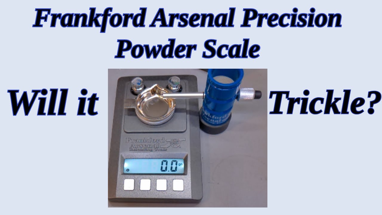 Будет ли течь? Прецизионные весы для пороха Frankford Arsenal