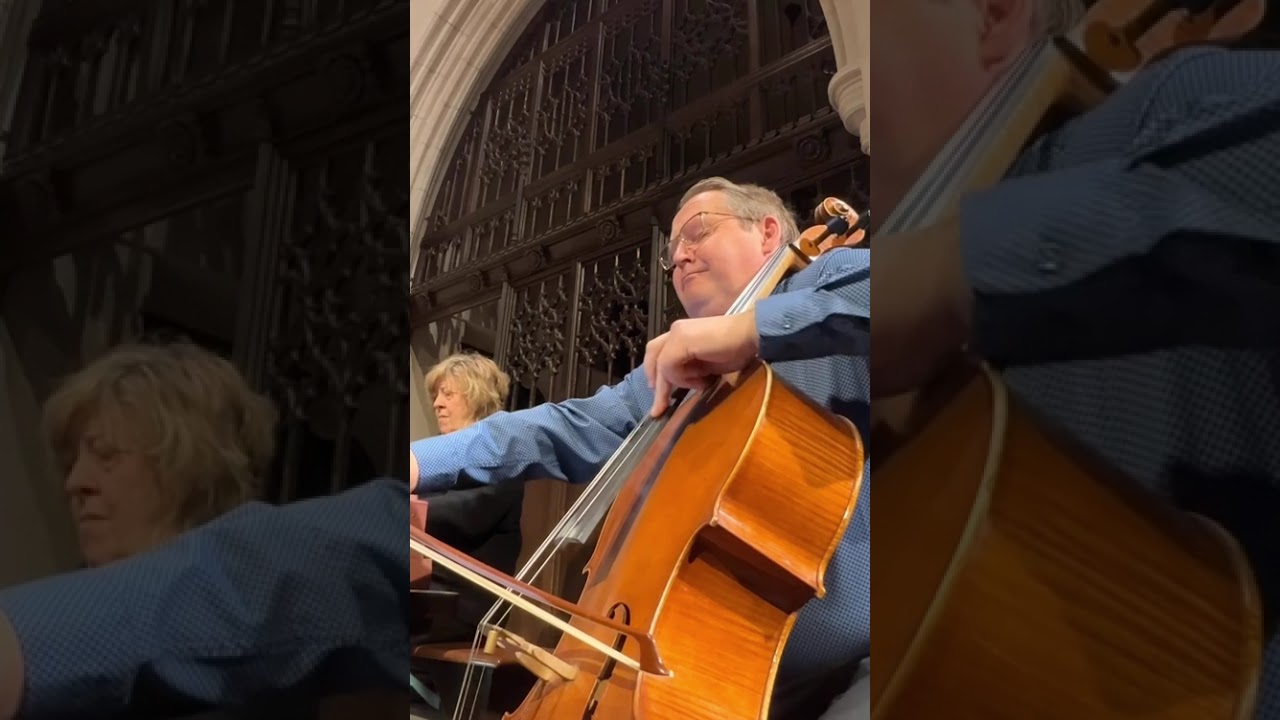 Schubert. Piano Trio Eflat major D929 Andante con moto Alexei Romanenko, cello Rebecca Taylor, organ
