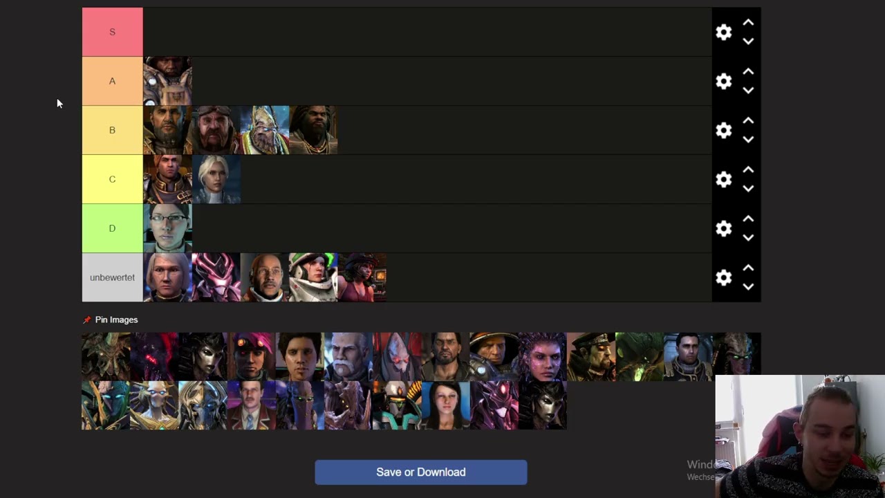 Starcraft II Charakter Tier List
