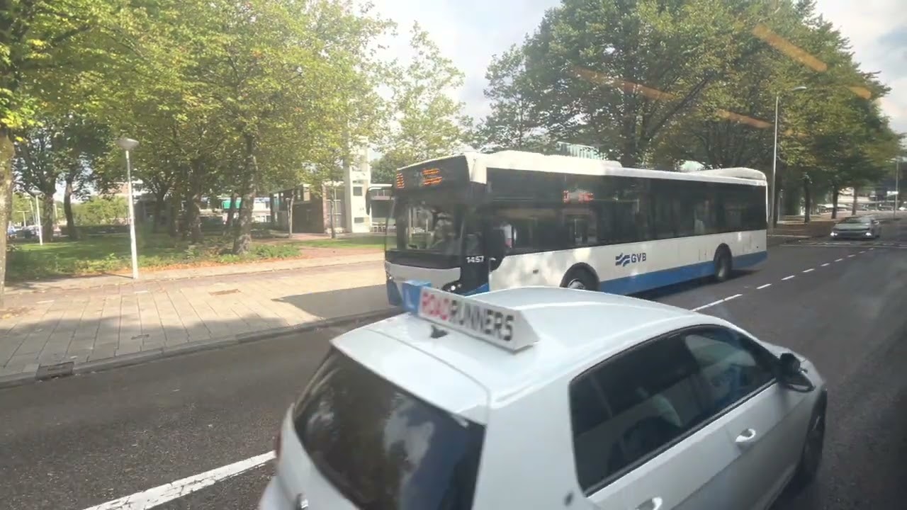 BIJZONDER!!! Bus 63 Osdorp De Aker - Station Lelylaan als geleed!! Mercedes 370