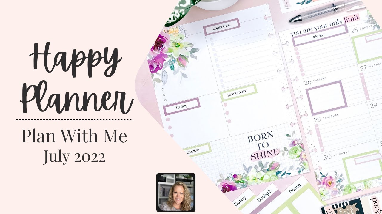 Plan With Me! Happy Planner Classic Dashboard Layout | July 2022