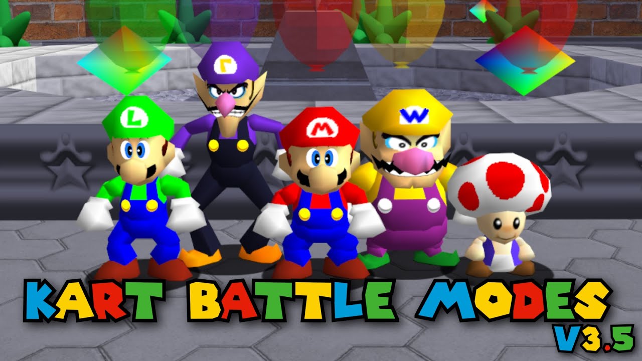 Super Mario 64 Coop DX - Kart Battle Modes v3.5