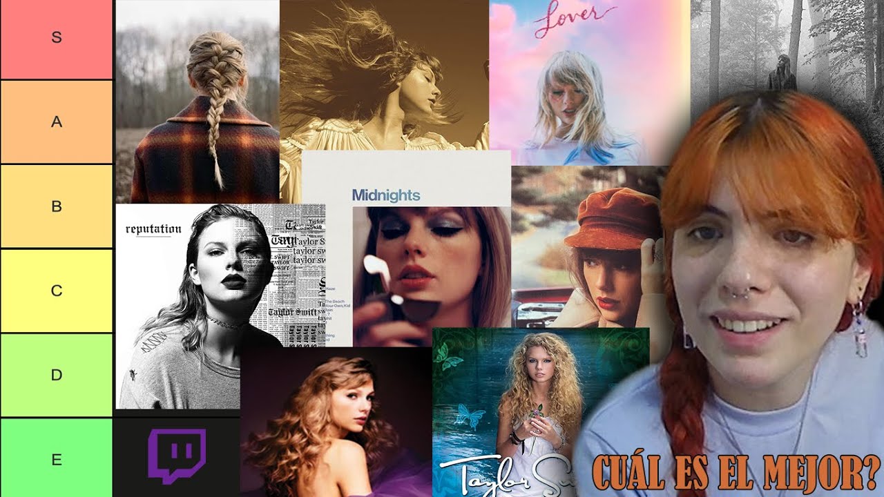 TIER LIST DE TODOS LOS DISCOS DE TAYLOR SWIFT (ranking)