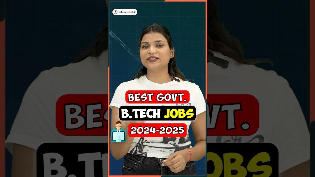 💥Top Government Jobs for BTech Graduates 2024🛠️Apply Now! #shorts #govtjobs #btech #btechjob