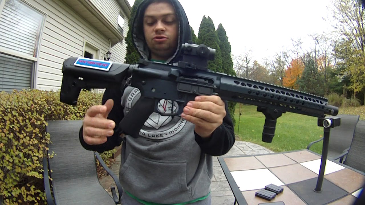 KRYTAC LVOA-S with Valken V12 HPA Engine Overview and Shooting Test