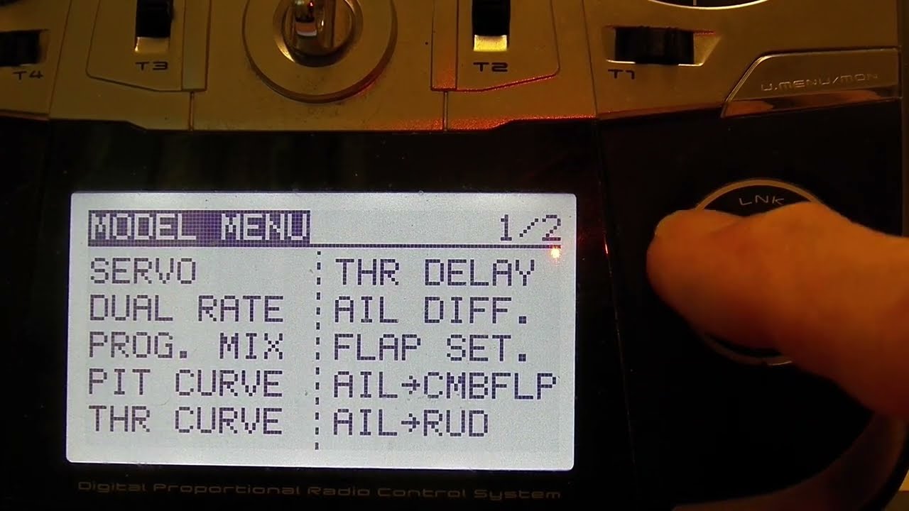EASY FLAP PROGRAMMING FUTABA 14SG