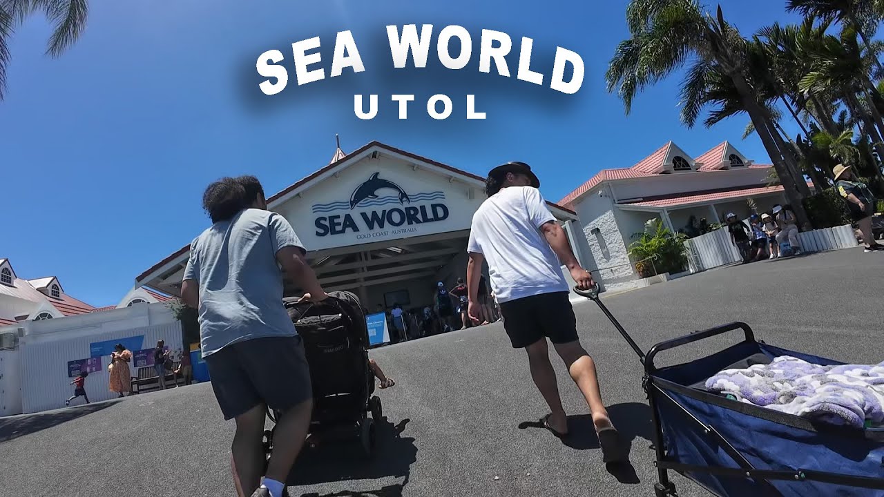 SEA WORLD (GOLD COAST) WITH FAMILY || UTOL VLOG