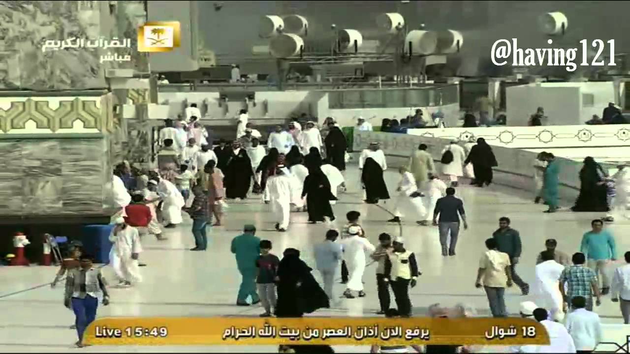 أذان عصر الإثنين 18-10-1436 مدني للمؤذن حمد دغريري