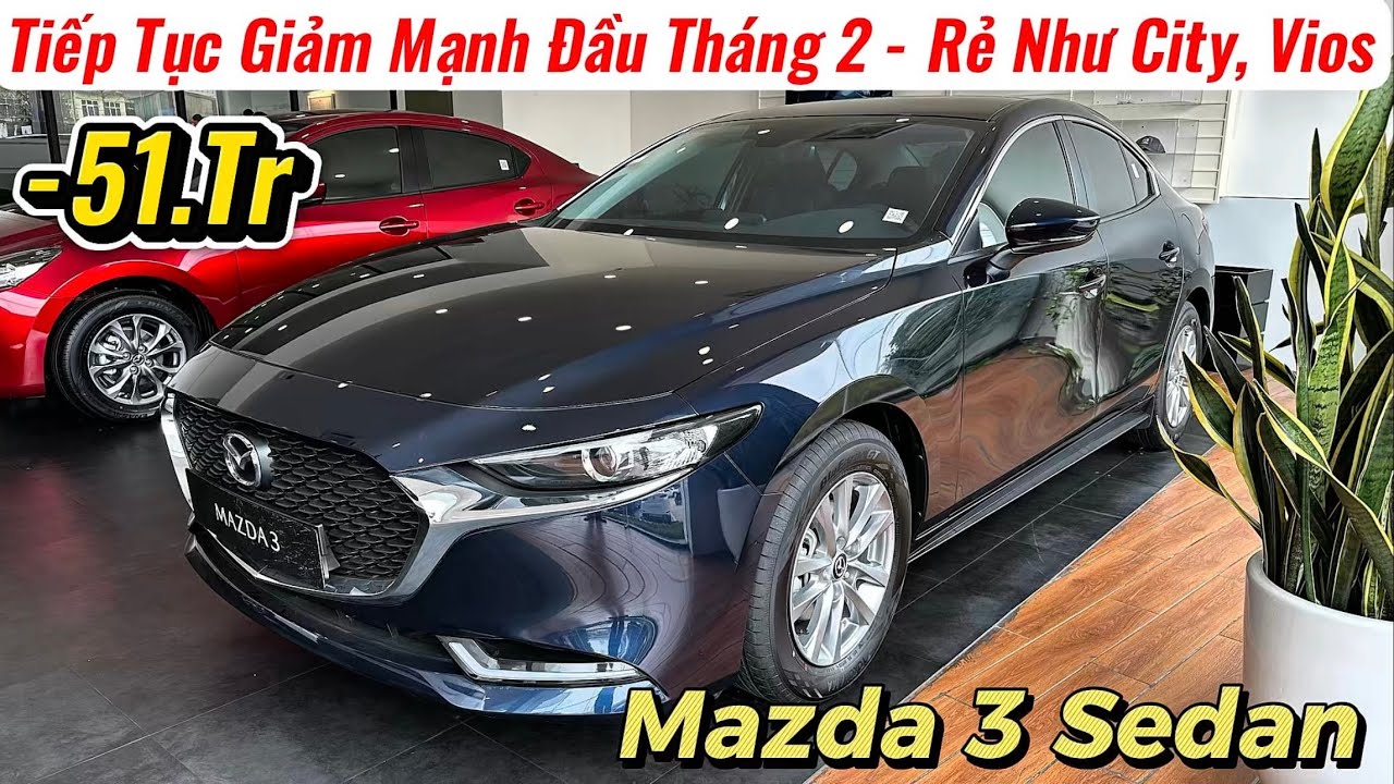 ✅Giá Bán Mazda 3 Sedan Lại Giảm Sâu Hơn 50Tr | Sắp Về Giá Hạng B Như Vios, City Rồi | Giá Xe Việt