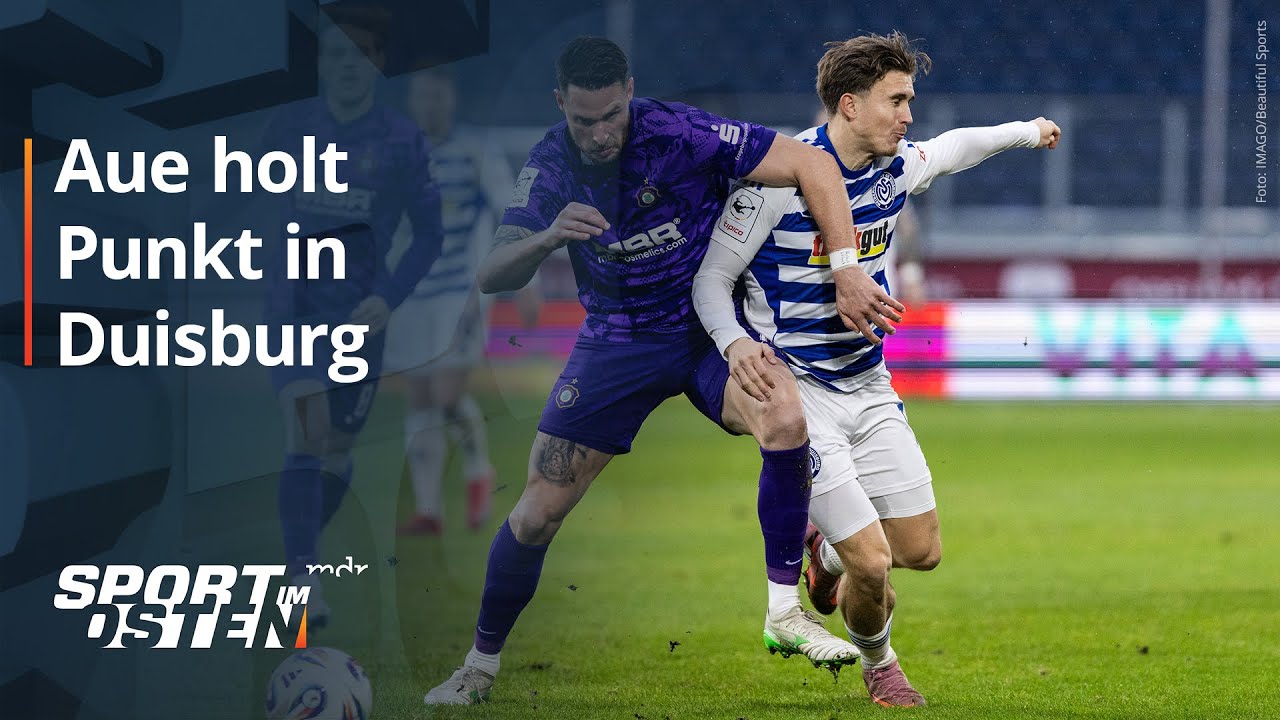 Erzgebirge Aue nimmt einen Punkt aus Duisburg mit | Sport im Osten