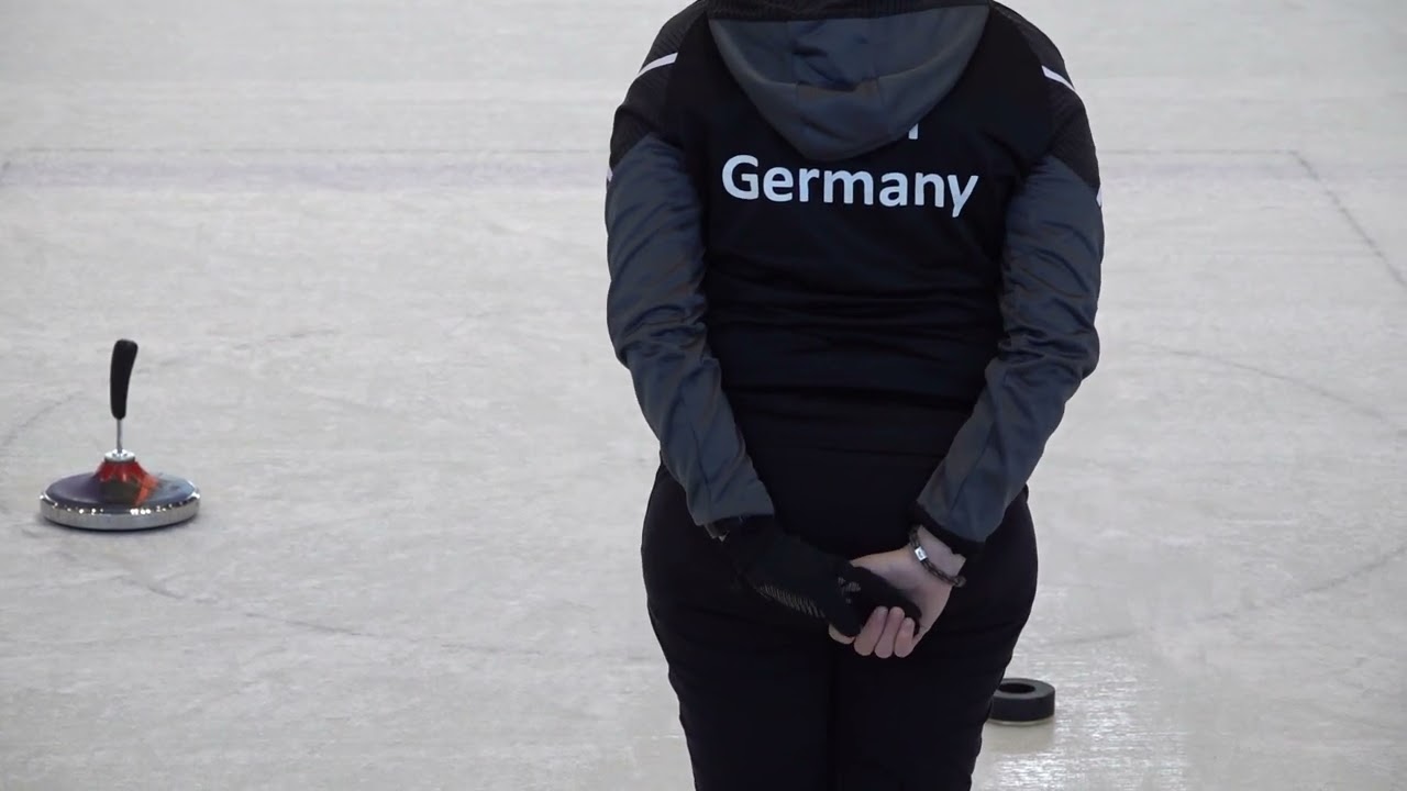 Eisstock EM 2024 Damen 1. Qualifikation Deutschland gegen Italien