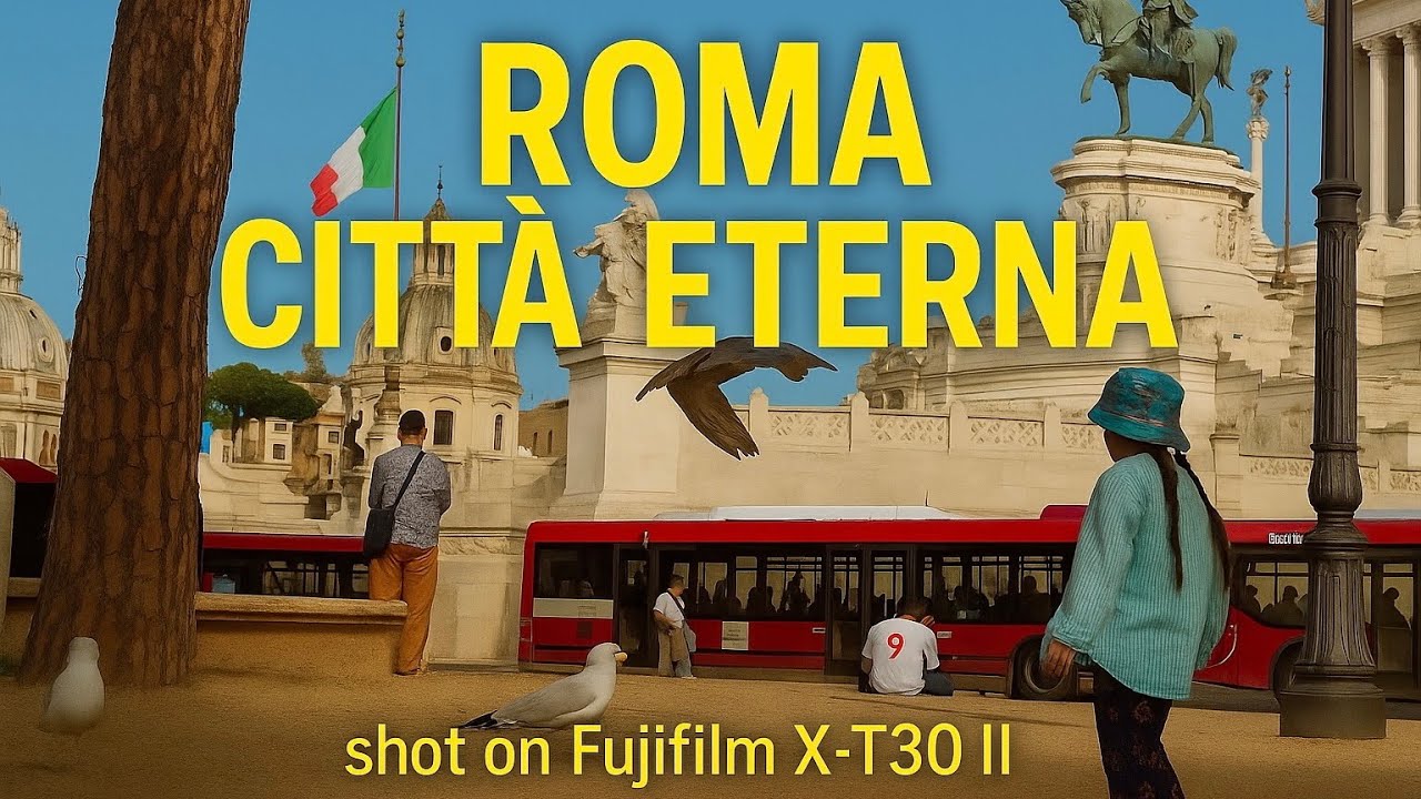 Cinematic Roma (Città Eterna) shot on X-T30 II