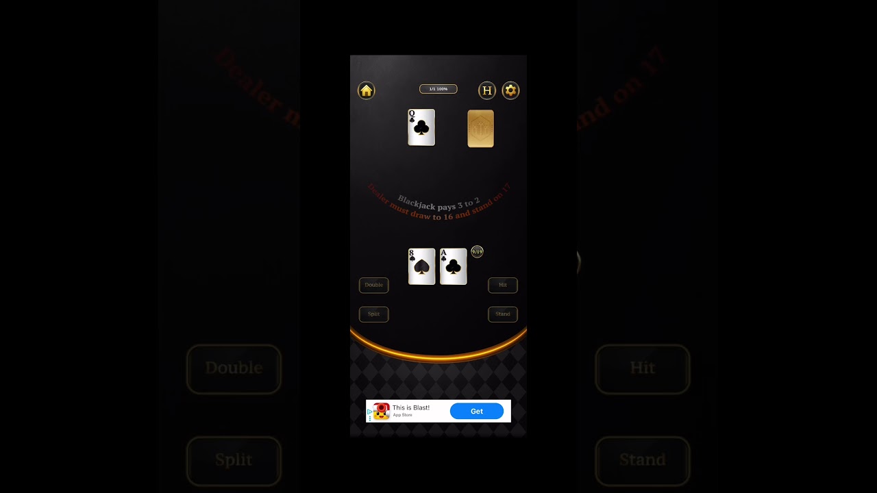 Basic strategy practice ♠️ | Blackjack IQ Trainer App on iOS and Android | 