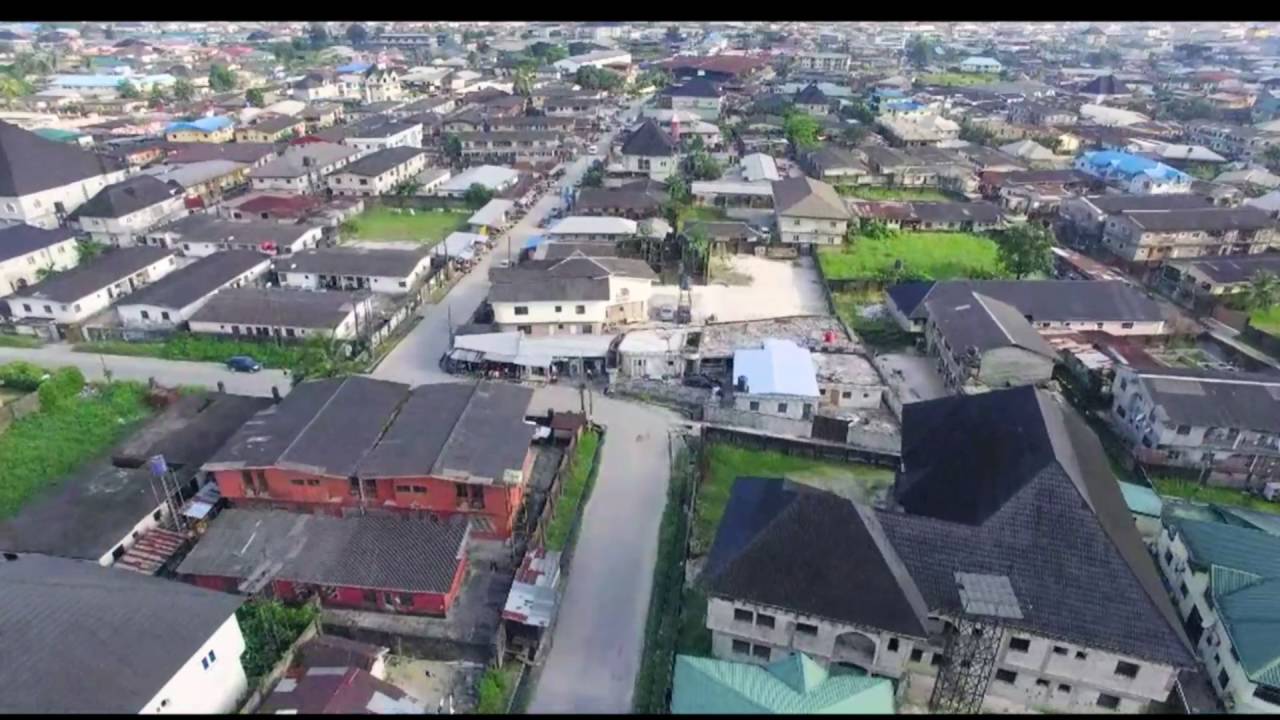 Warri City Drone Shot by Michael Osaji Studios