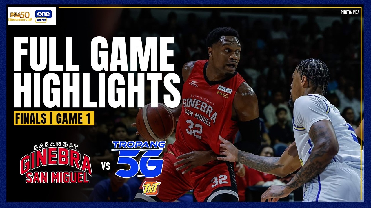 BRGY. GINEBRA vs TNT | FULL GAME HIGHLIGHTS | PBA SEASON 50 COMMISSIONER&rsquo;S CUP FINALS G1 | JUNE 3
