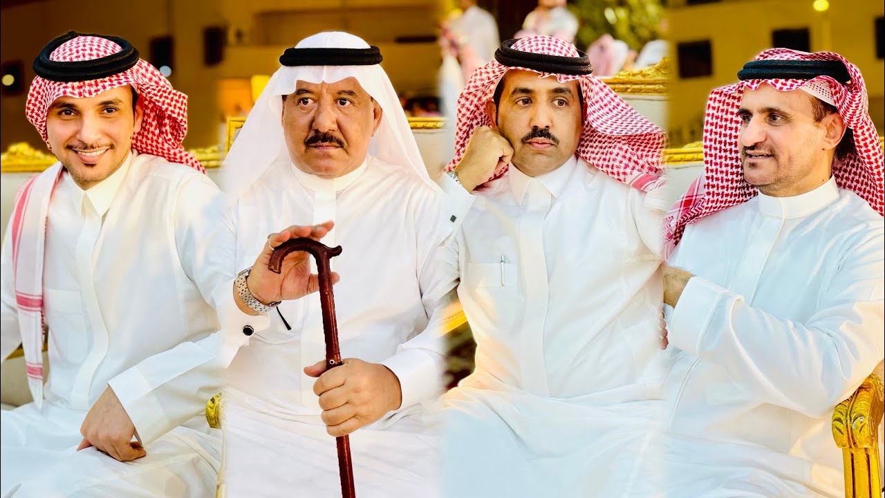 محاوره حماسيه صالح بن عزيز _علي الحلافي_ابراهيم الشيخي_رمضان المنتشري١٧-١٢-١٤٤٦هـ حفل اللواء عبدالله
