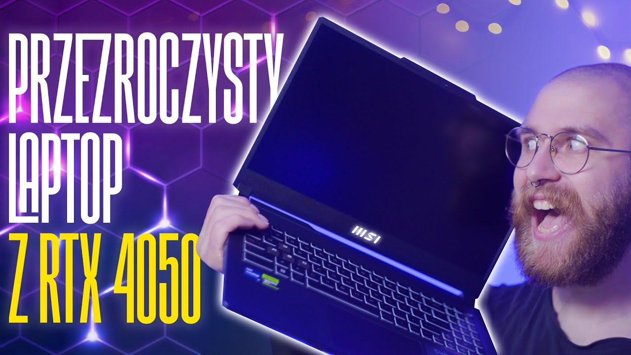 PRZEZROCZYSTY laptop z RTX 4050? 🤖 MSI Cyborg 15 - pierwsze wrażenia