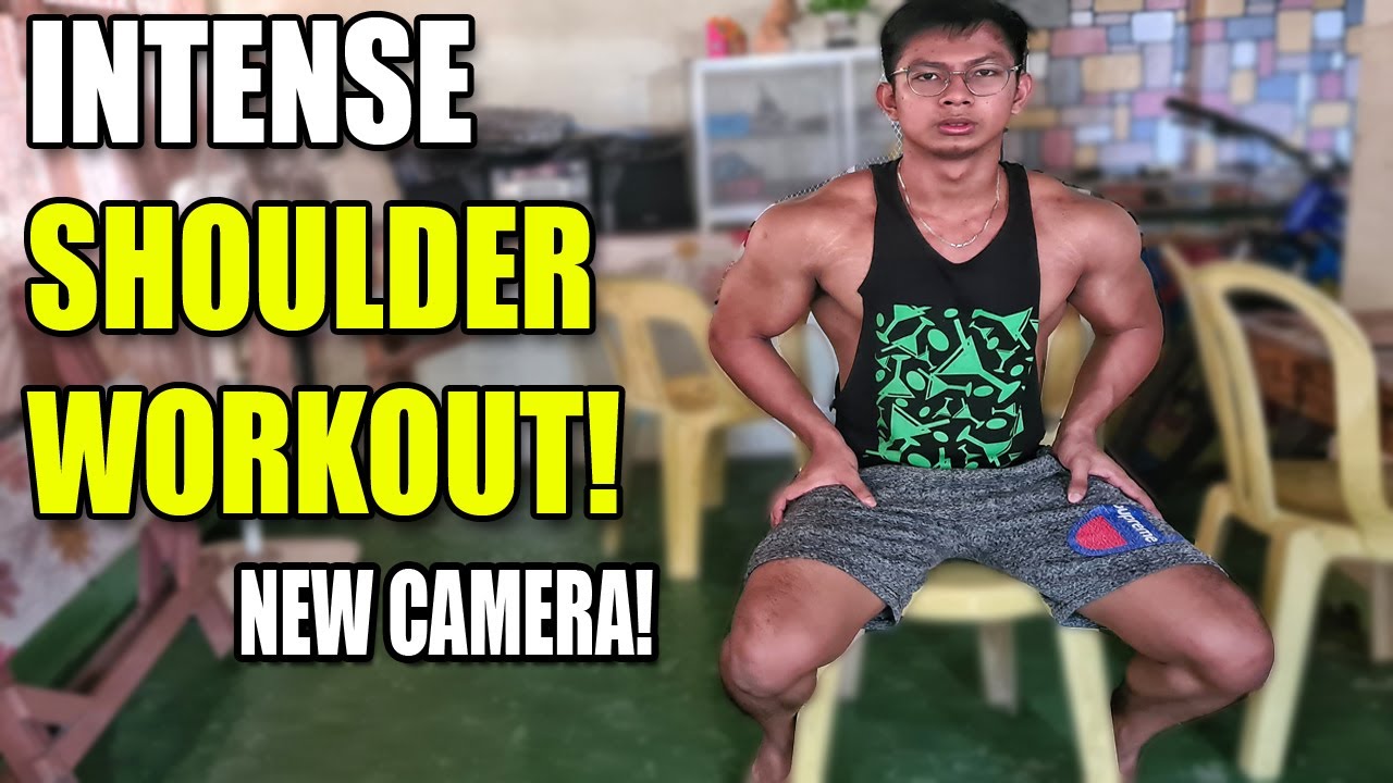 INTENSE SHOULDER WORKOUT | NEW CAMERA TESTING