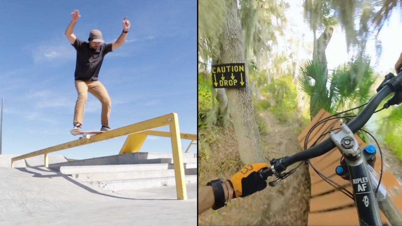Skate and bike In ONE day at ONE place