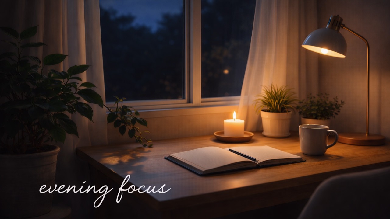 Evening Focus 🌙 | Deep Work Music for Night Productivity
