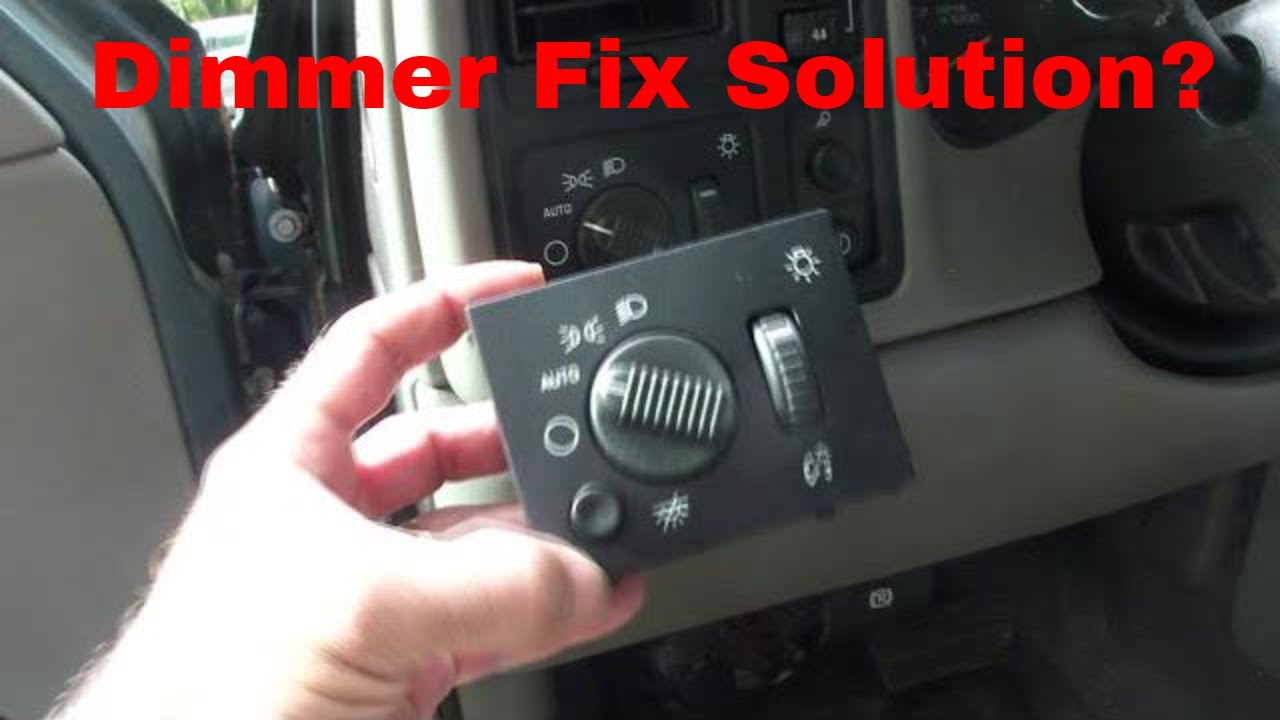 Silverado Headlight and Dimmer Switch Replacement